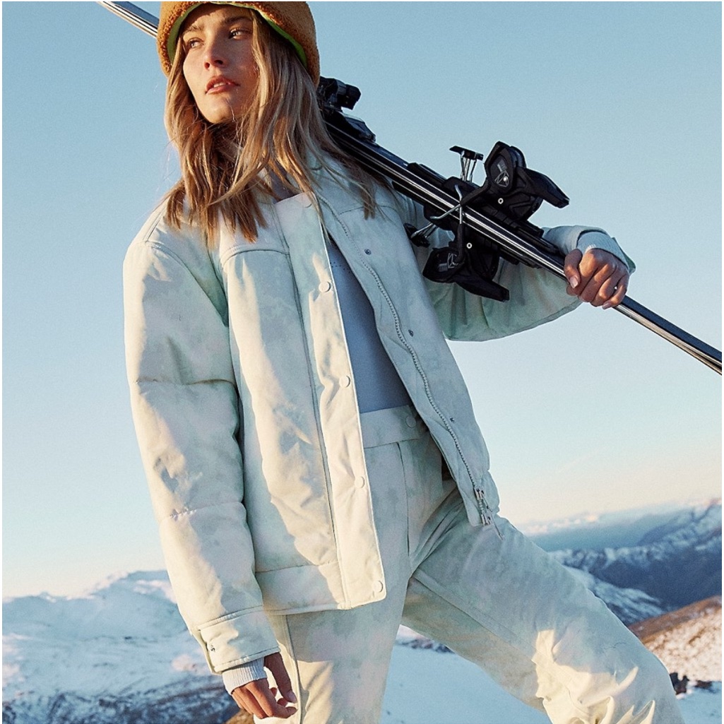 New Nwt Free People Sage Snow Bunny Slope Boxy Ski Puffer Jacket